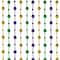 Beistle 24" x 6.5ft. Mardi Gras Disco Ball Bead Curtain set